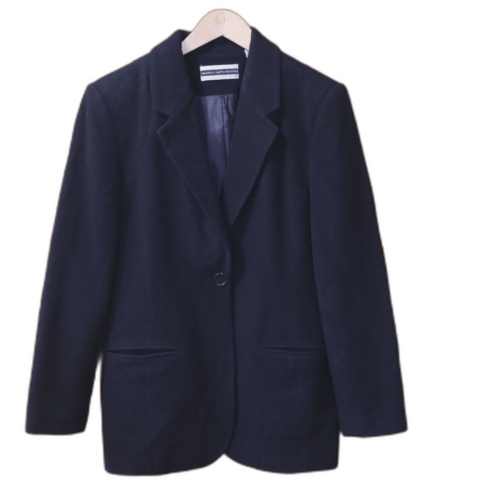Amanda Smith Petites Wool & Cashmere Blend Coat 12P